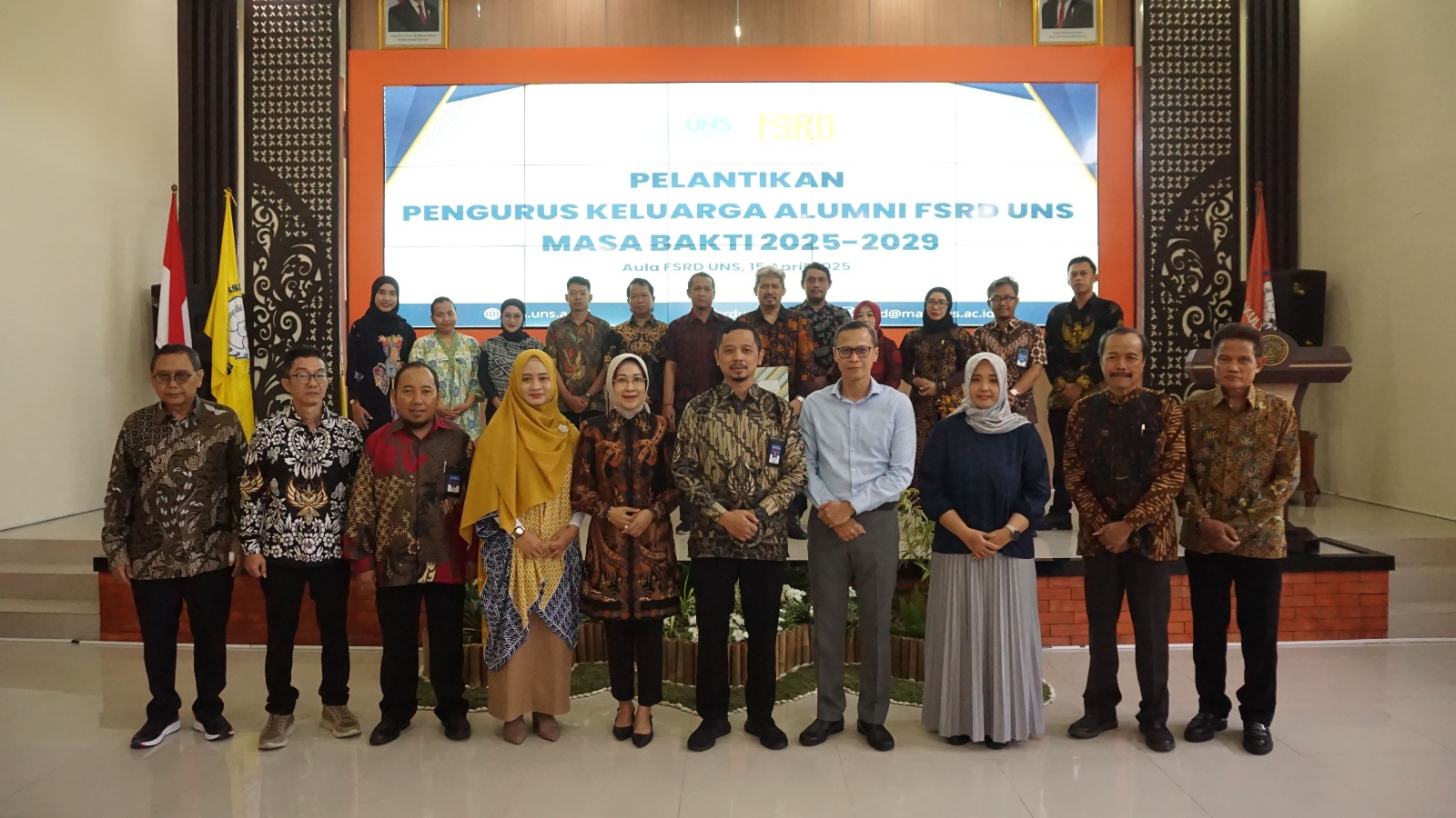 Pelantikan Pengurus Keluarga Alumni FSRD UNS Masa Bakti 2025-2029 ...
