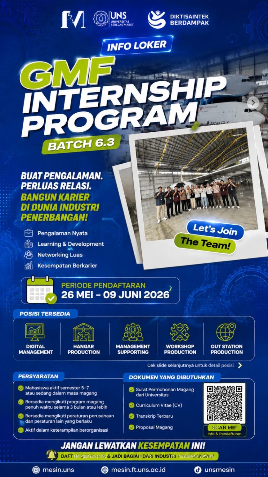 GMF Internship Program Batch 6.3: Open Recruitment - Program Studi ...