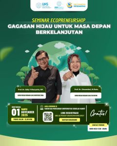Seminar ECOFEST 2025 “Gagasan Hijau untuk Masa Depan Berkelanjutan”
