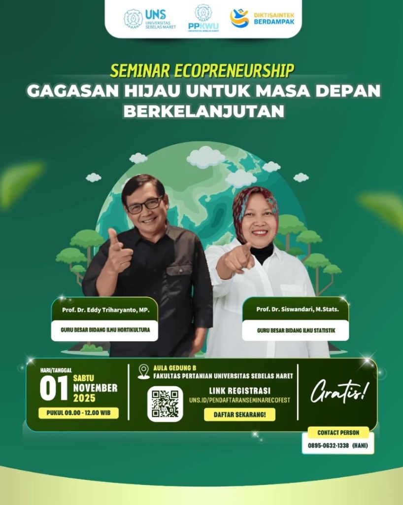Seminar ECOFEST 2025 “Gagasan Hijau untuk Masa Depan Berkelanjutan”